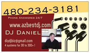 Logo for DJ Daniel Mobile AZ Wide Disc Jockeys