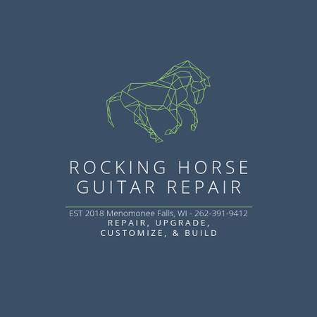 Logo for Rocking Horse Guitar Repair