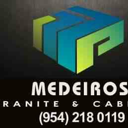 Logo for Medeiros Granite and Cabinets, LLC